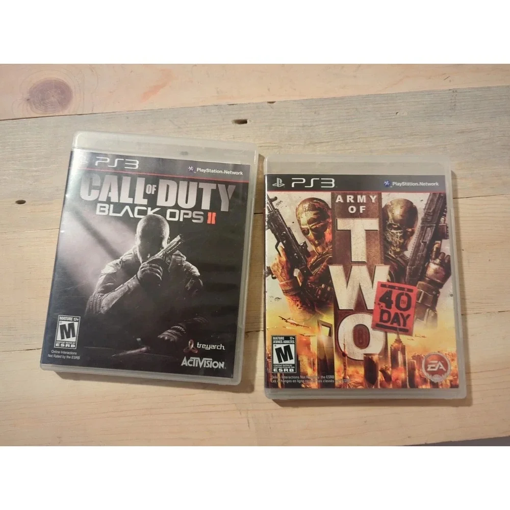 Call of Duty Black Ops II And Army Of Two PS3 PlayStation 3